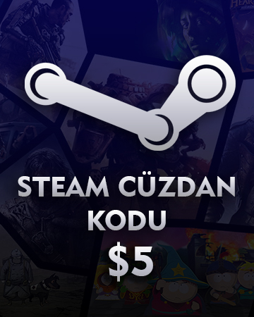 Steam $5 Cüzdan Kodu