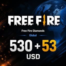 Free Fire Diamonds 530 + 53 Global
