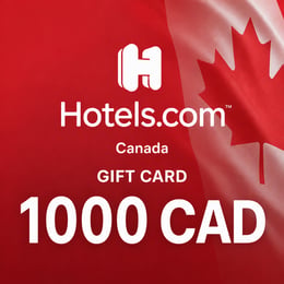 Hotels.com Canada Gift Card 1000 CAD