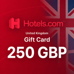 Hotels.com Великобритания Подарочная карта 250 GBP