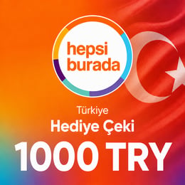 Hepsiburada Turcja Prepaid Card 1000 TRY