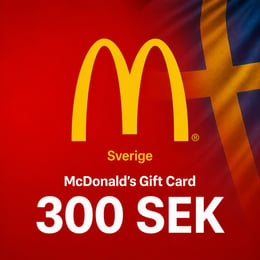 McDonalds Sverige Presentkort 300 SEK