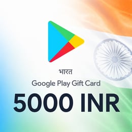 Google Play भारत उपहार कार्ड 5000 INR