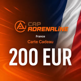 Cap Adrénaline France Carte Cadeau 200 EUR