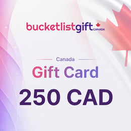 BucketlistGift Canada Gift Card 250 CAD