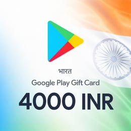 Google Play भारत उपहार कार्ड 4000 INR