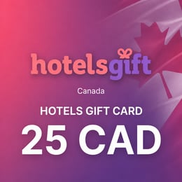 HotelsGift Canada Gift Card 25 CAD