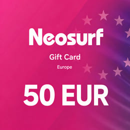 Cartão Presente Neosurf EU 50 EUR