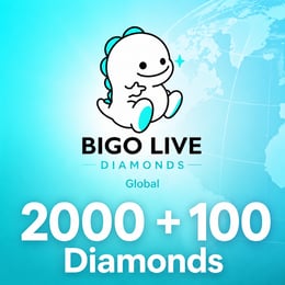 Bigo Live 2000 + 100 Bonus Diamanten Weltweit 50 USD