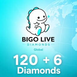 Bigo Live 120 + 6 Bonus Diamanten Weltweit 3 USD