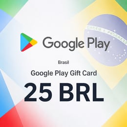 Cartão Presente Google Play Brasil 25 BRL