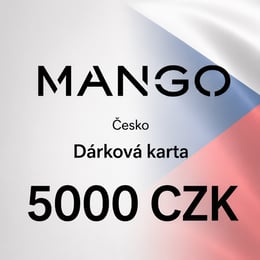 Cartão-presente Mango República Tcheca 5000 CZK