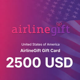 AirlineGift United States Gift Card 2500 USD