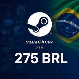 Código de Carteira Steam Brasil 275 BRL