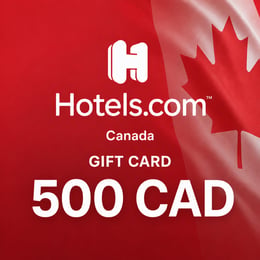 Hotels.com Canada Gift Card 500 CAD