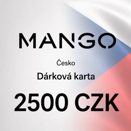 MANGO Česká republika dárková karta 2500 CZK