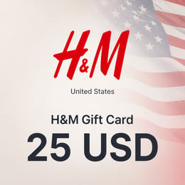 H&M United States Gift Card 25 USD