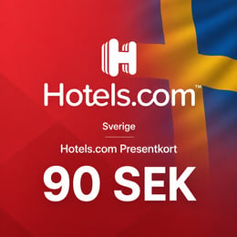 Hotels.com Шведска подаръчна карта 90 SEK