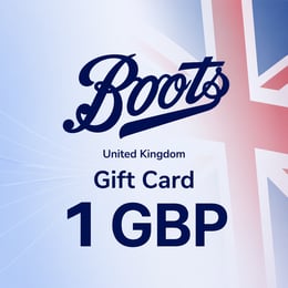 Boots Великобритания Подарочная карта 1 GBP