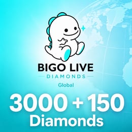 Bigo Live 3000 + 150 Bonus Diamanten Weltweit 75 USD