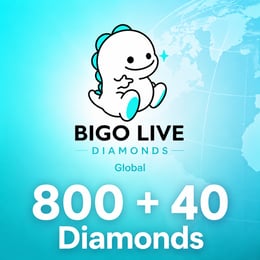 Bigo Live 800 + 40 Bonus Diamanten Weltweit 20 USD