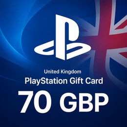 Cartão Presente PlayStation Reino Unido 70 GBP