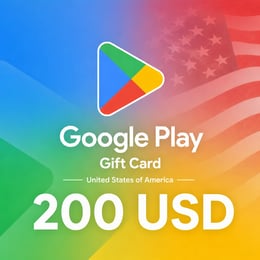 Google Play United States Gift Card 200 USD