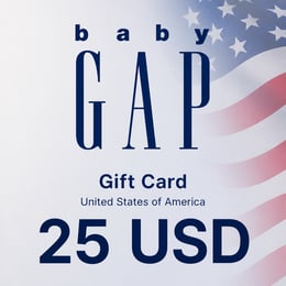 بطاقة هدايا BabyGap الولايات المتحدة الأمريكية بقيمة 25 دولار