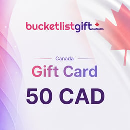 BucketlistGift Canada Gift Card 50 CAD