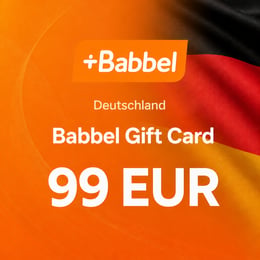 Babbel Germany Gift Card 99 EUR