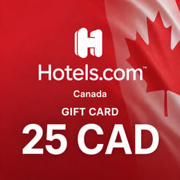 Hotels.com Canada Gift Card 25 CAD