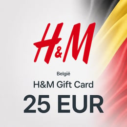 H&M Belgium Gift Card 25 EUR