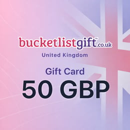 BucketlistGift Storbritannien Presentkort 50 GBP