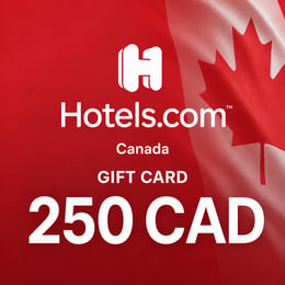 Hotels.com Canada Gift Card 250 CAD