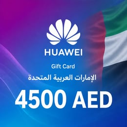 Cartão-presente Huawei Emirados Árabes Unidos 4500 AED