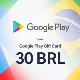 Cartão Presente Google Play Brasil 30 BRL