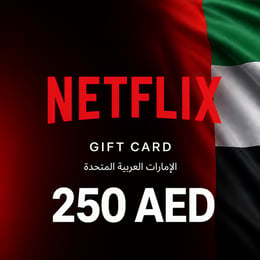 Netflix Birləşmiş Ərəb Əmirlikləri Hədiyyə Kartı 250 AED