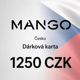 MANGO Česká republika Dárková karta 1250 CZK