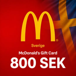 McDonalds Sverige Presentkort 800 SEK