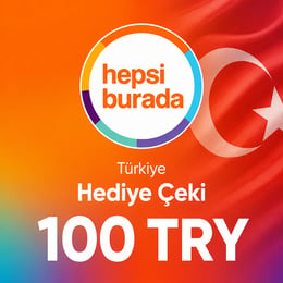 Hepsiburada Turquia Vale Presente de 100 TRY