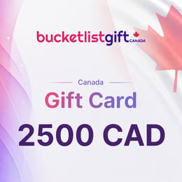 BucketlistGift Canada Gift Card 2500 CAD