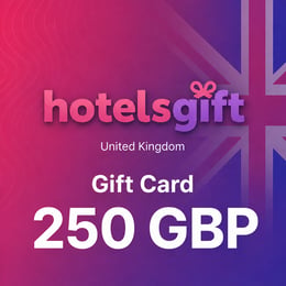 HotelsGift United Kingdom Gift Card 250 GBP
