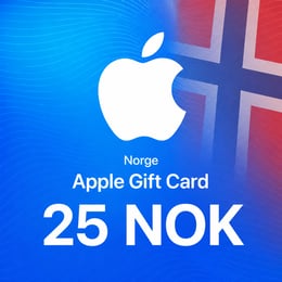 Cartão Presente Apple Noruega 25 NOK