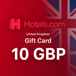 Hotels.com United Kingdom Gift Card 10 GBP