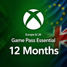 Xbox Game Pass Essential Europa i Wielka Brytania 12-miesięczna subskrypcja