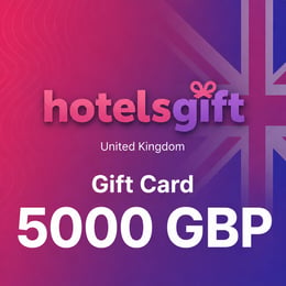 HotelsGift Великобритания Подаръчна карта 5000 GBP