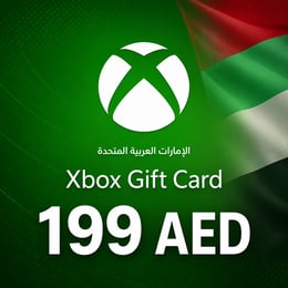 بطاقة هدايا Xbox الإمارات العربية المتحدة 199 درهم إماراتي