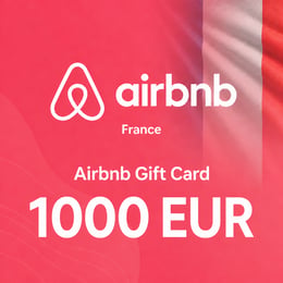Carte cadeau Airbnb France 1000 EUR