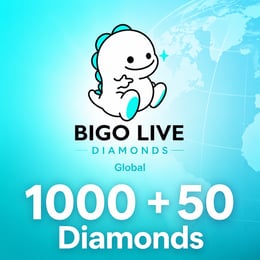 Bigo Live 1000 + 50 Bonus Diamanten Weltweit 25 USD