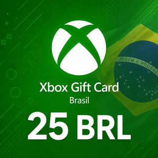 Cartão Presente Xbox Brasil 25 BRL